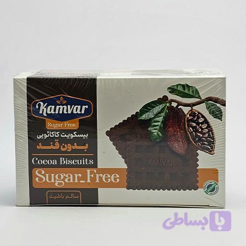بیسکوئیت کاکائویی بدون قند — تصویر 1