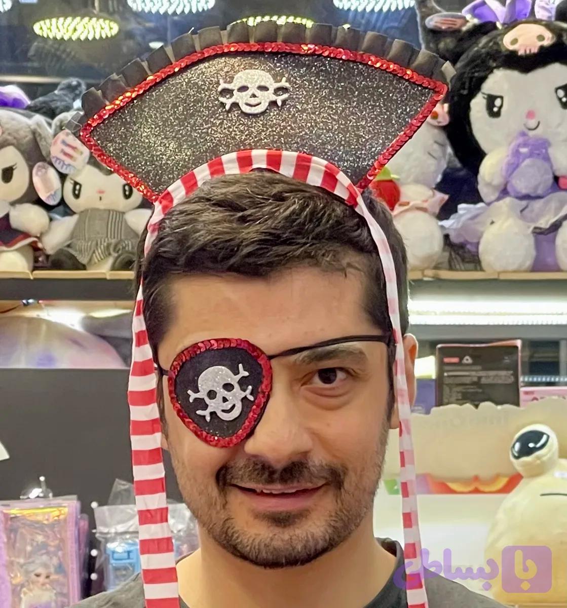 ست تل و چشم بند دزد دریایی