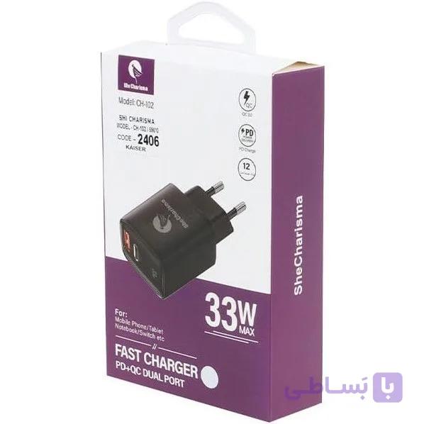 آداپتور دوپین شی کاریزما She Charisma مدل CH-102 — تصویر 1