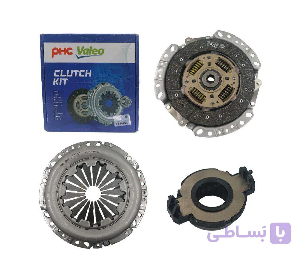 دیسک و صفحه پژو 206 تیپ 5 والئو PHC کره جنوبی جعبه آبی اصلی | کیت کلاچ کامل همراه بلبرینگ