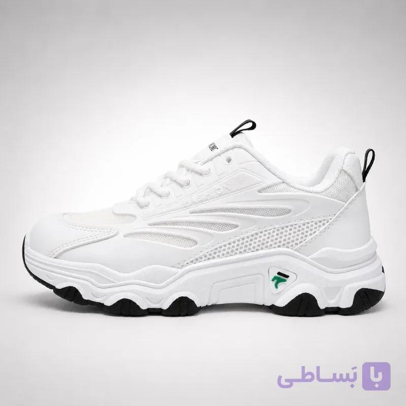 کتونی زنانه مک لینیت سفید مشکی | Maklinit White Black — تصویر 1
