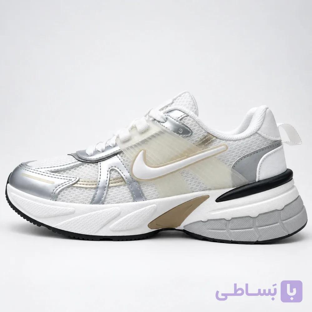 کتونی زنانه نایکی V2K ران سفید نقره‌ای | Nike V2K Run White Silver — تصویر 1