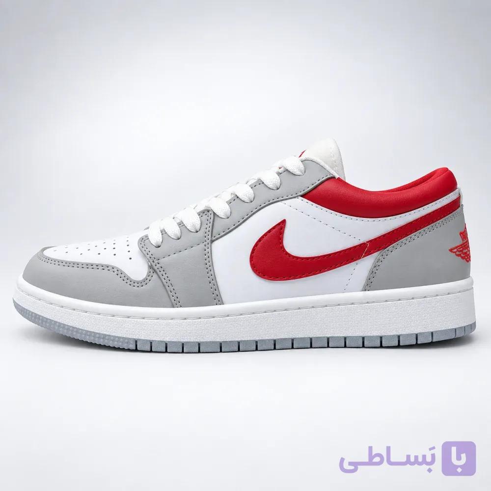 کتونی مردانه نایکی ایر جردن ۱ لو لایت اسموک گری | Nike Air Jordan 1 Low Light Smoke Grey — تصویر 1