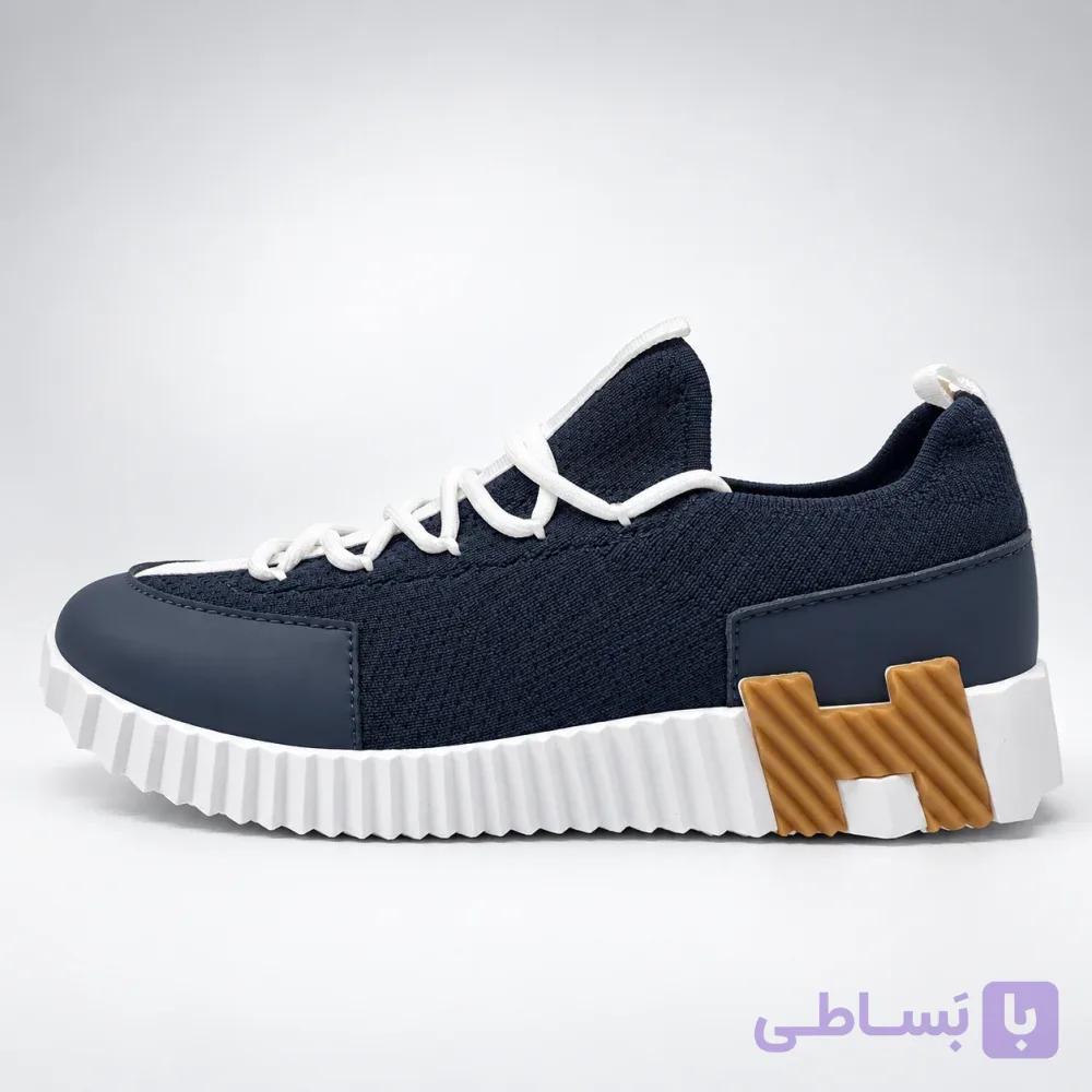 کتونی زنانه هرمس لیفت اسلیپ آن سرمه‌ای | Hermès Lift Slip-On Navy — تصویر 1