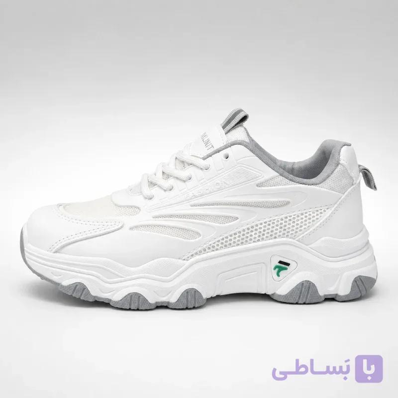 کتونی مک لینیت سفید طوسی | Maklinit White Grey — تصویر 1