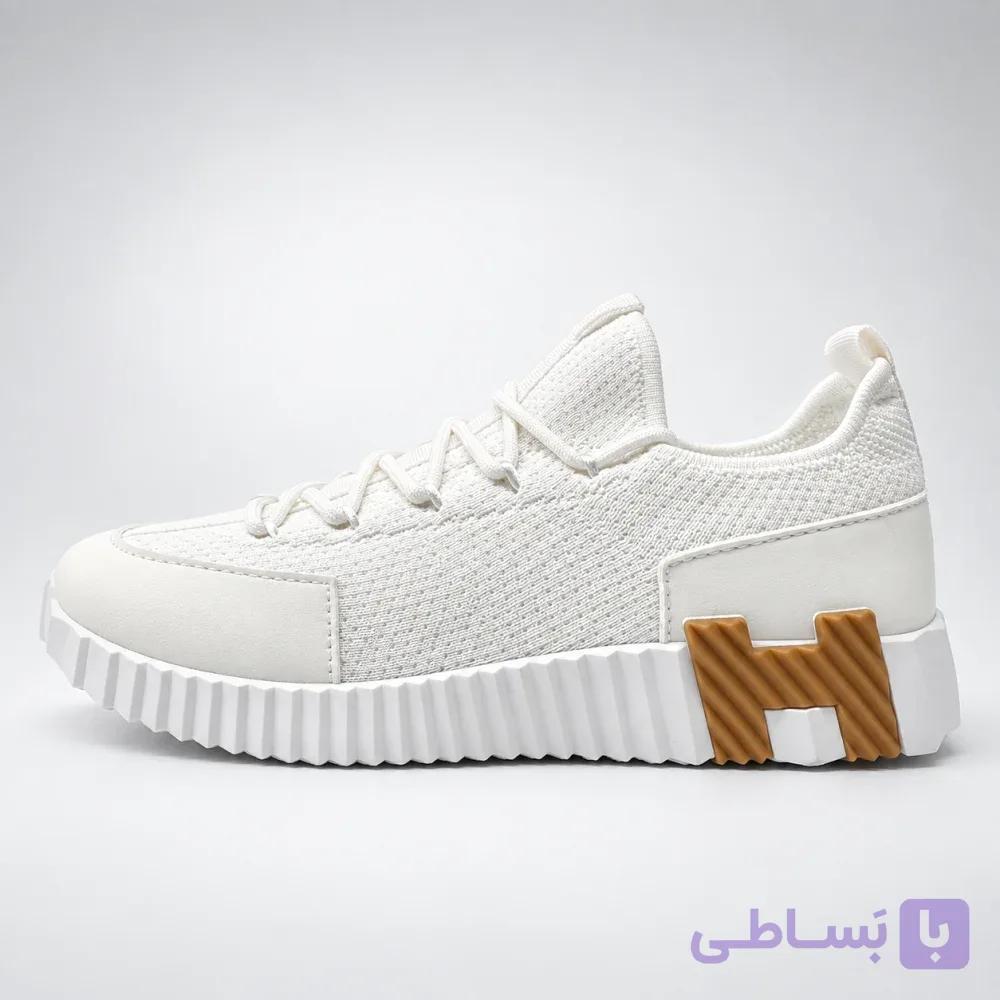 کتونی زنانه هرمس لیفت اسلیپ آن سفید | Hermès Lift Slip-On White — تصویر 1