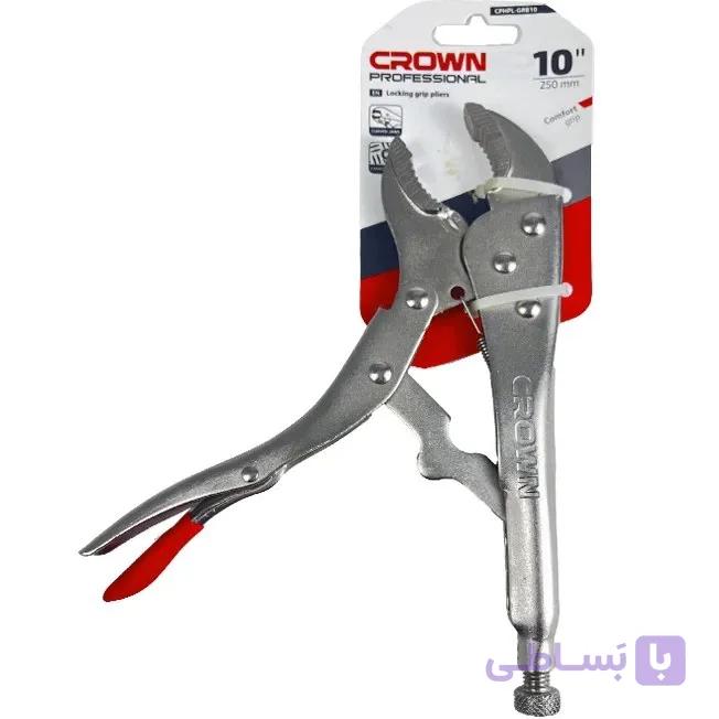 انبر قفلی 10 اینچ 5 پرچ برند کرون Crown مدل CPHPL-GRB10 — تصویر 1