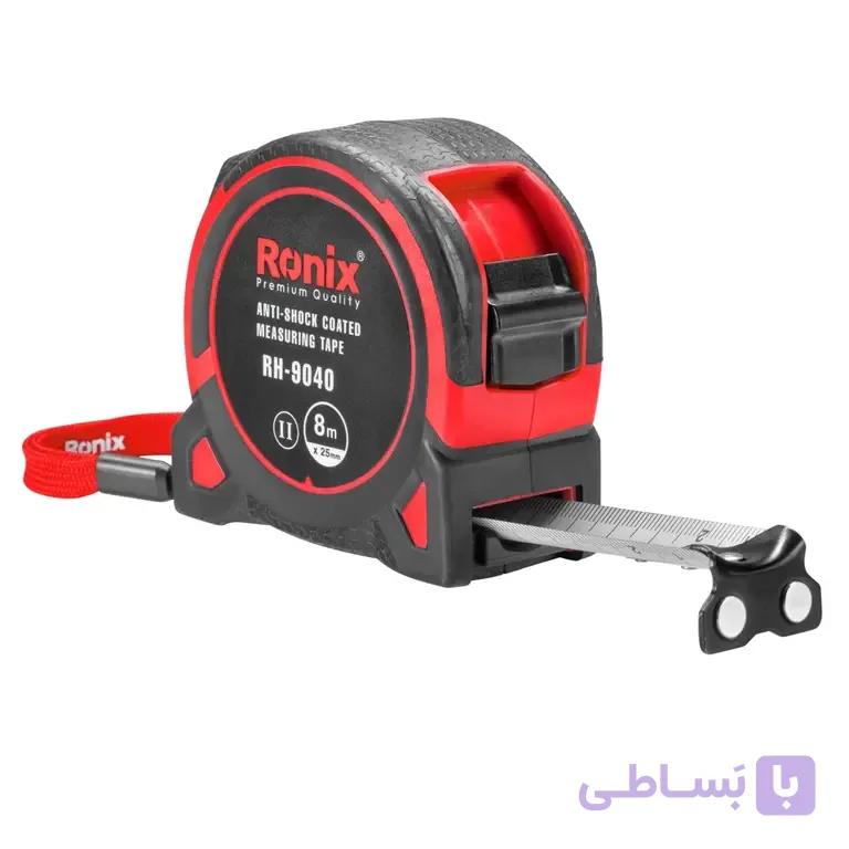متر پلاستیکی روکش دار دو طرفه نشکن 8 متریRH-9040 — تصویر 1