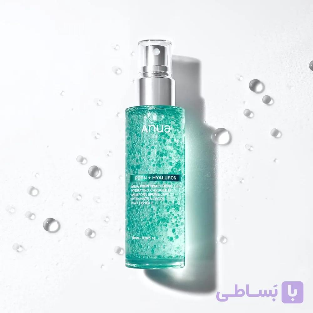 اسپری میست کپسولی آبرسان و ضدچروک انوا Dewy Glow مدل PDRN Hyaluronic Acid Hydrating Capsule Mist حجم 100 میلی‌لیتر