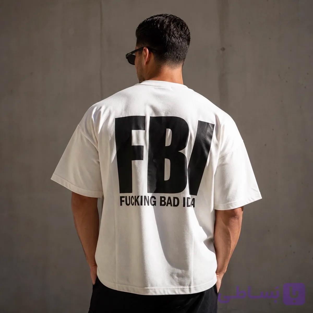 تیشرت باکسی FBI — تصویر 1