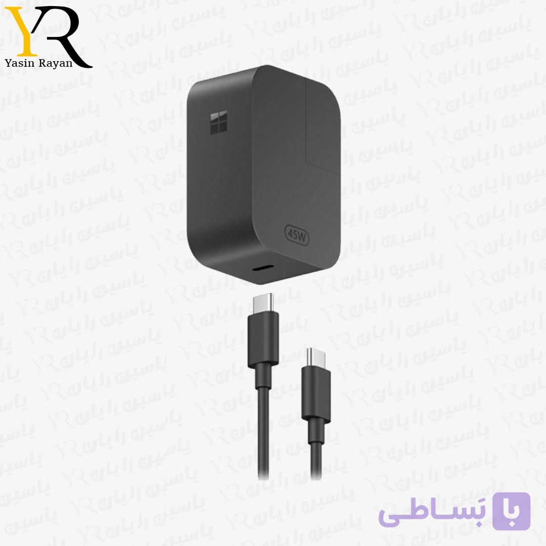 شارژر اورجینال سرفیس ۴۵ واتی مناسب برای پرو12 USB-C مایکروسافت Surface — تصویر 1