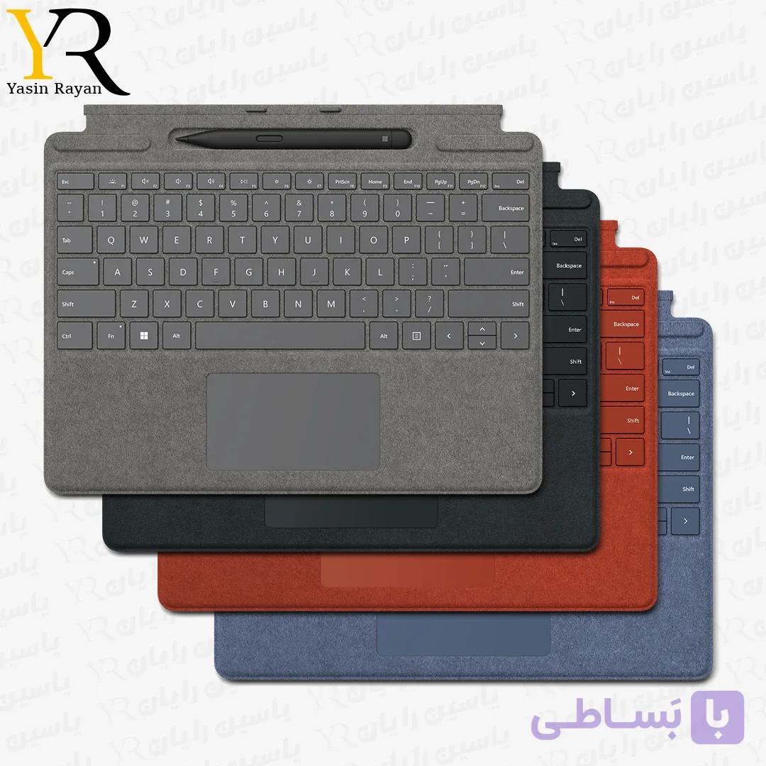 کیبورد “سیگنیچر” سرفیس پرو 10/11/ 9/ 8 <span>همراه با قلم اسلیم پن ۲</span> — تصویر 1