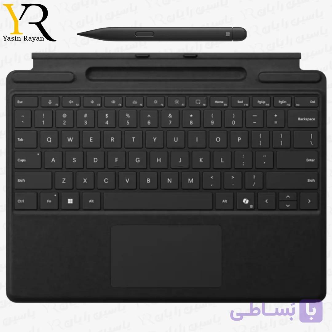 کیبورد کوپایلت سیگنیچر با قلم اسلیم 2 مایکروسافت سرفیس پرو <span>Surface Pro Keyboard with Slim Pen 2</span> — تصویر 1