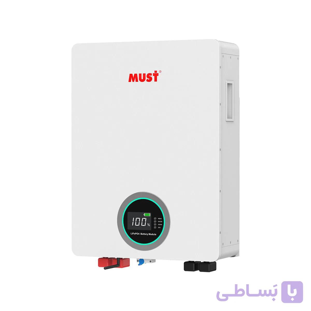 باتری لیتیومی (2.5kwh-30kwh) 100-600 آمپر 51.2 ولت برند must — تصویر 1