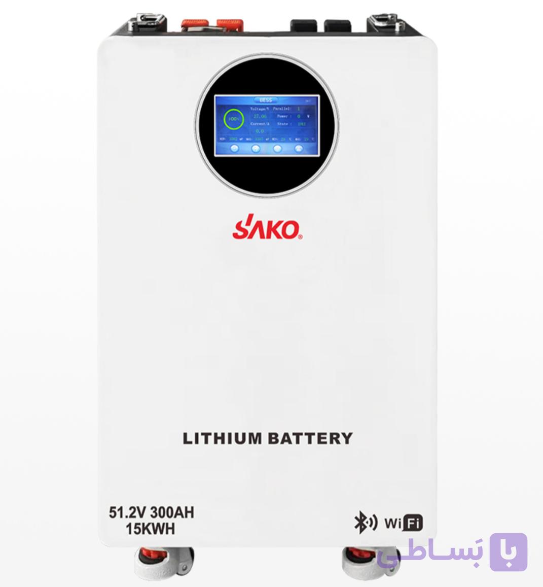 باتری لیتیومی 15 کیلو وات 300 آمپر 51 ولت برند SAKO — تصویر 1