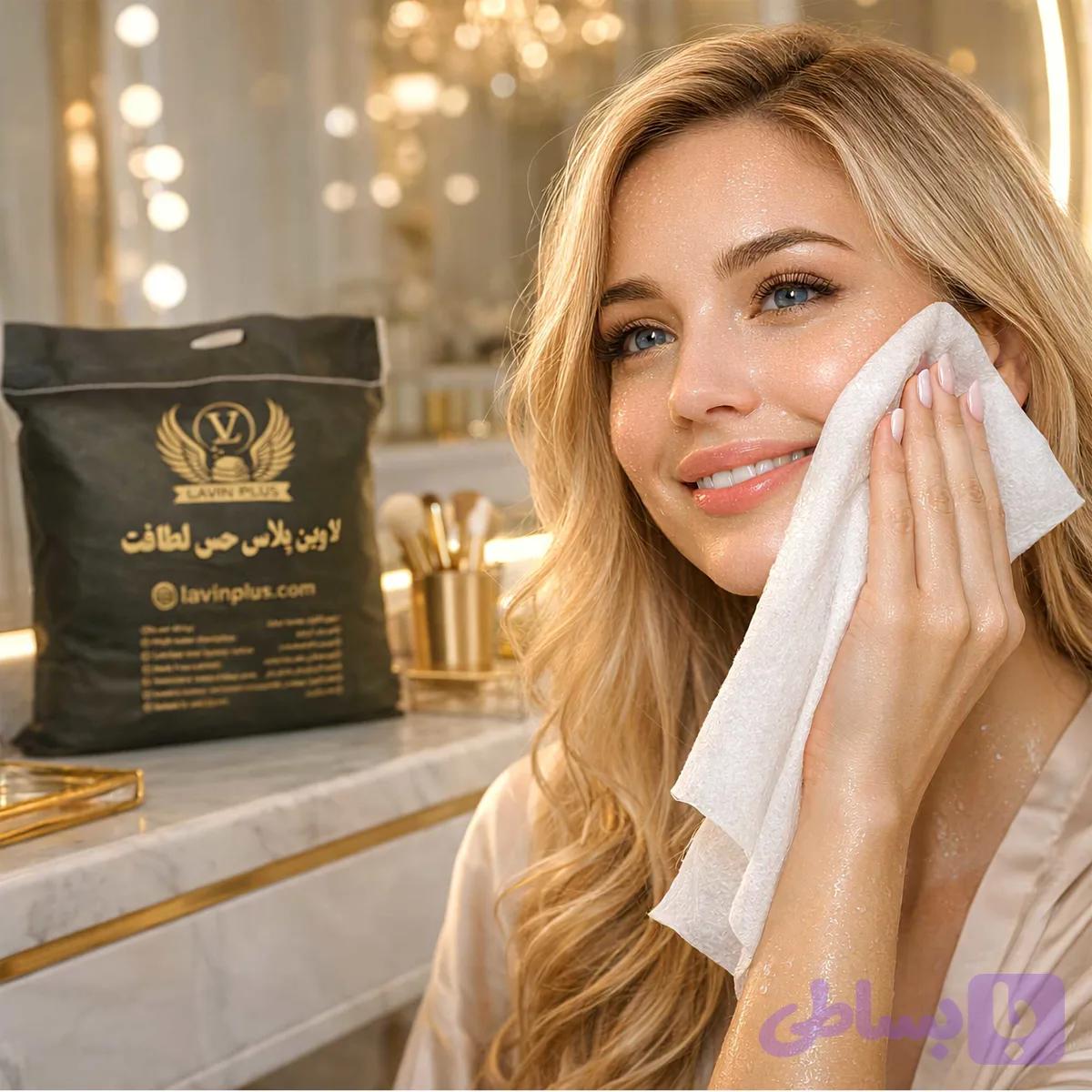 حوله فشیال یکبار مصرف لاوین پلاس — تصویر 1