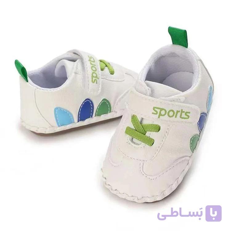 پاپوش بچگانه چسبی نارنجی سایز 1