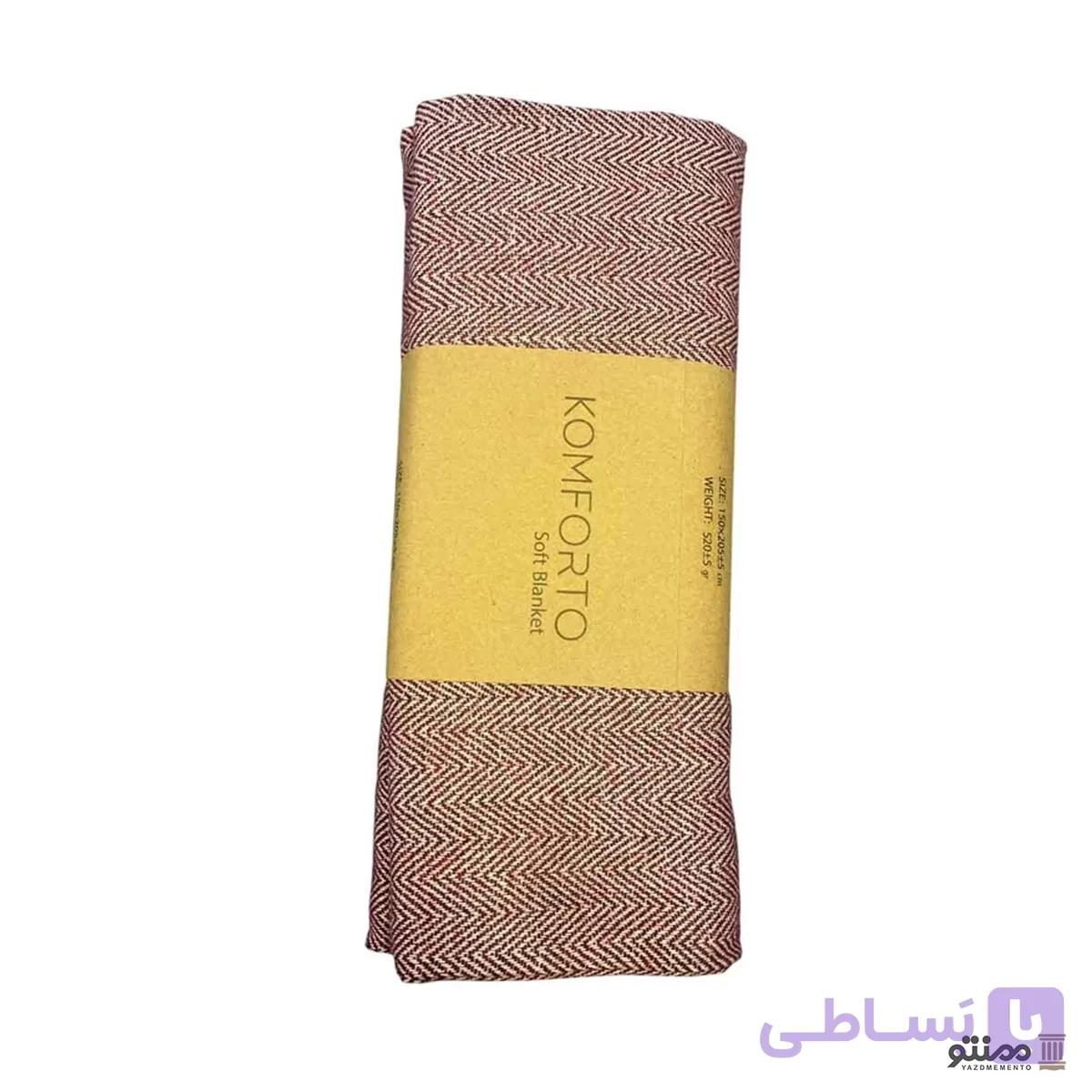 شال مبل و تخت مخمل kamforto ریشه دار ضخیم 150*300 — تصویر 1