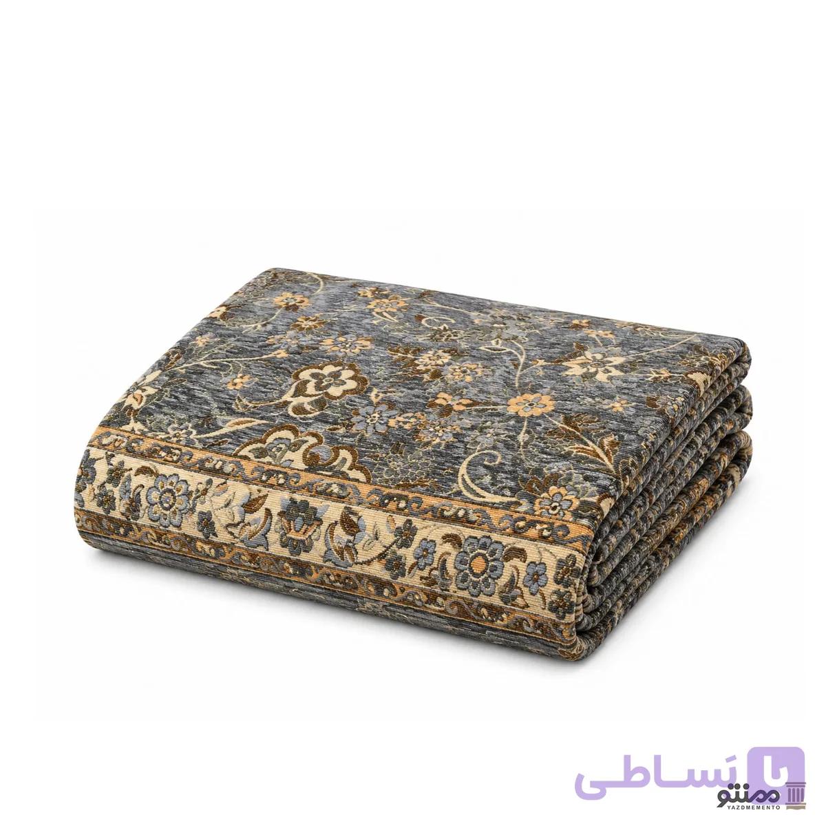 روفرشی مخمل سوپر گلشن یزد رنگ کرم 048 — تصویر 1