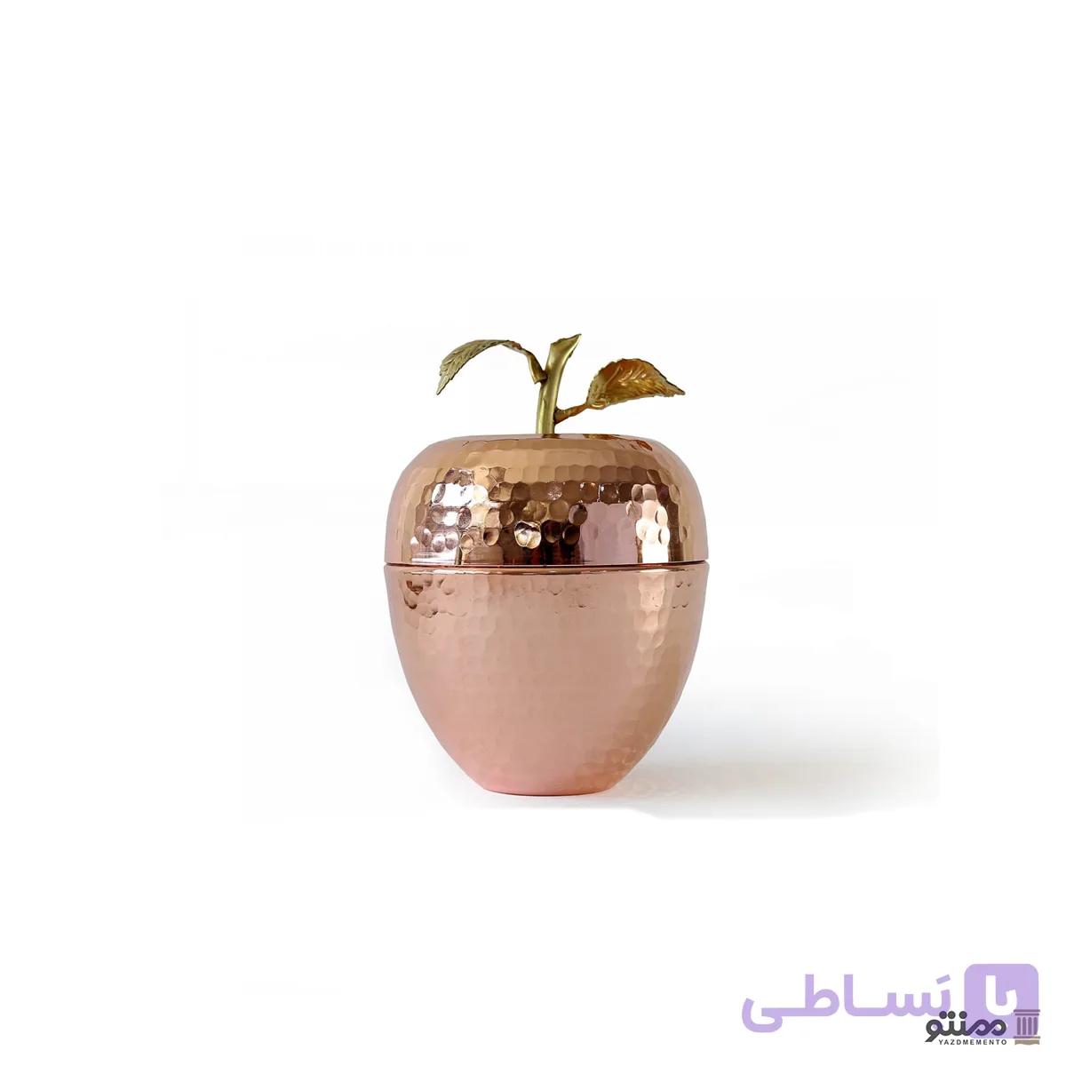 قندان مسی طرح سیب — تصویر 1