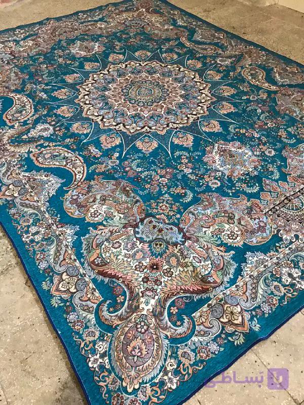 روفرشی مخمل زرک دار 6 متری — تصویر 1