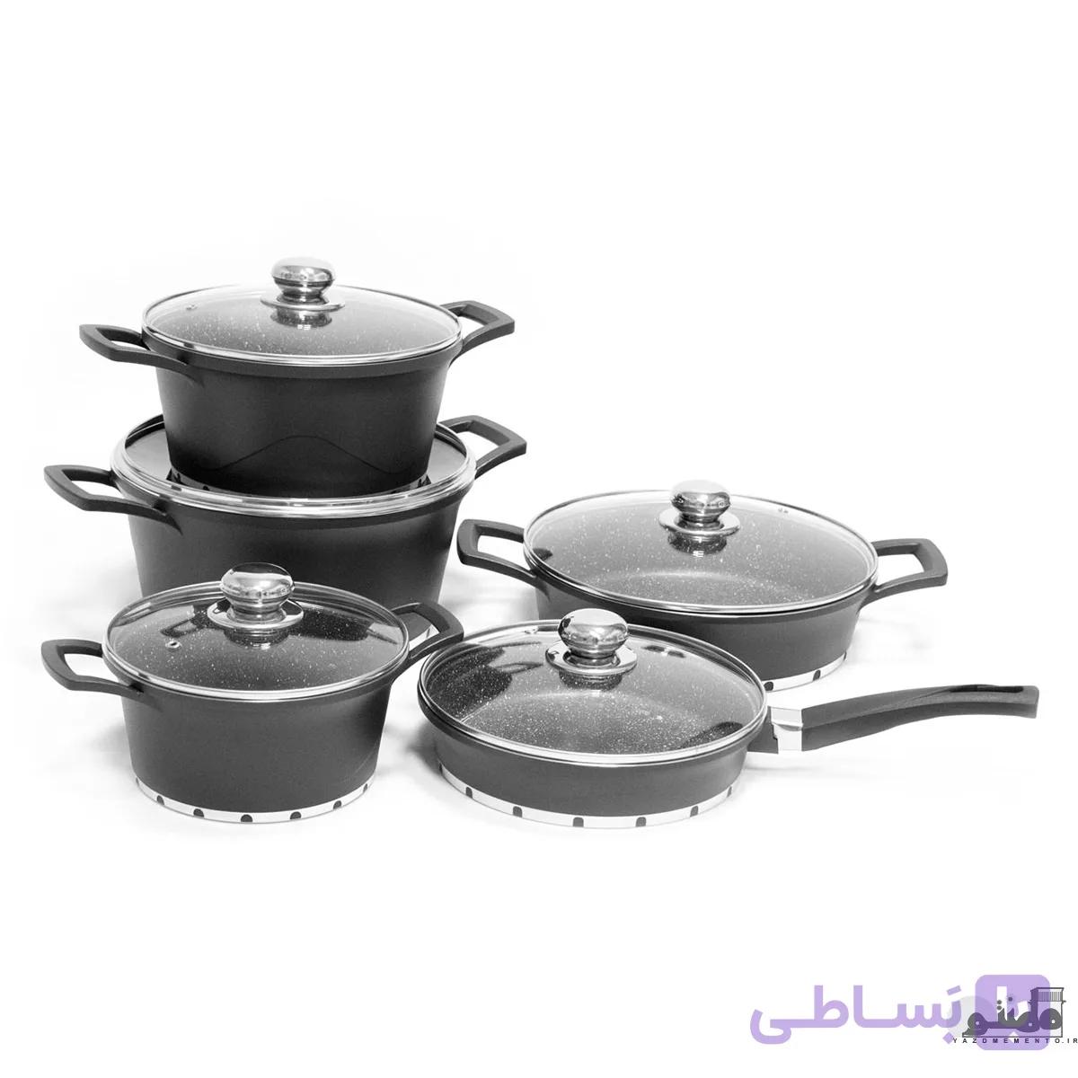 سرویس 10 پارچه تفلون مدل گلوریا — تصویر 1