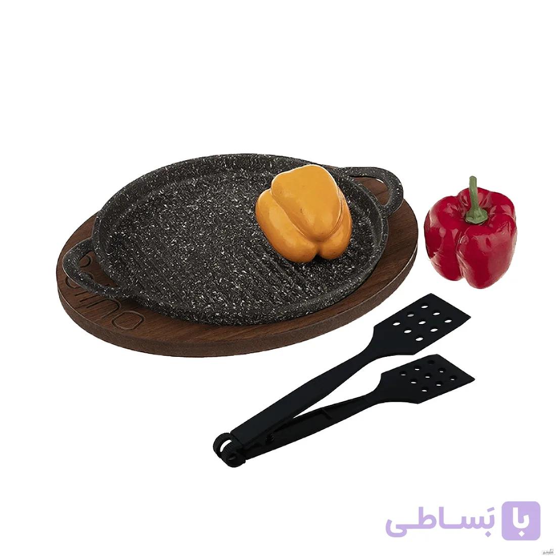 تابه گریل چدن مدل Padela بدون درب — تصویر 1