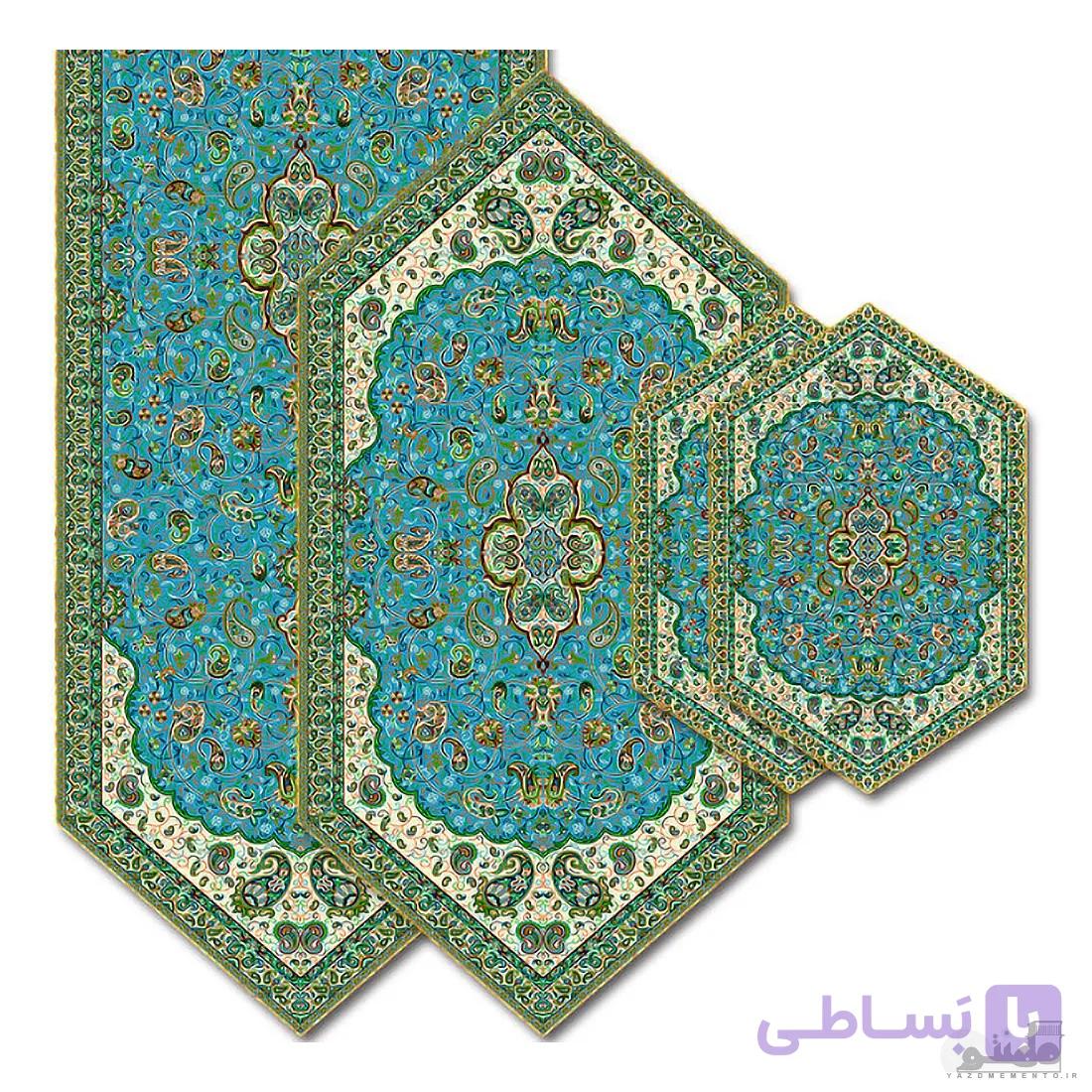 سری چهار تکه ترمه طرح شاه عباسی کد 814