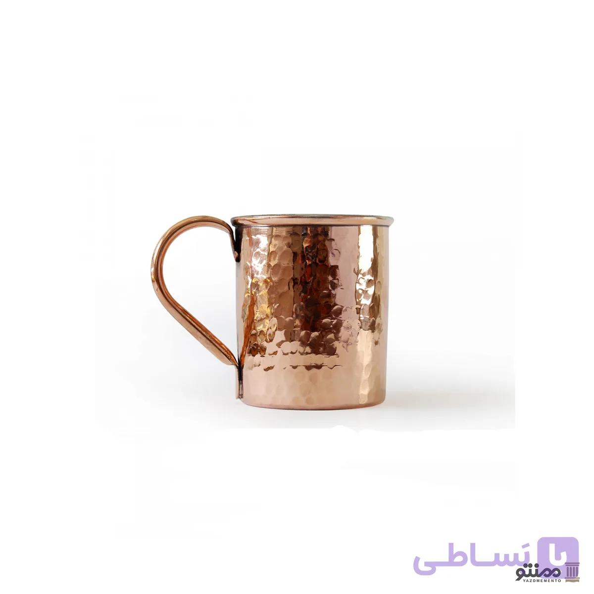لیوان مسی مدل استوانه — تصویر 1