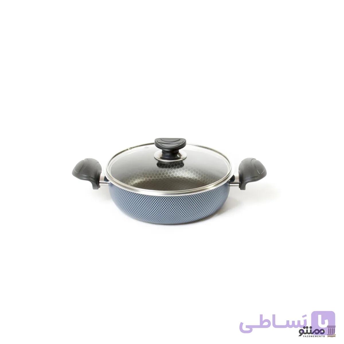 تابه تفلون مدل اروپا دو دسته سایز 24 — تصویر 1