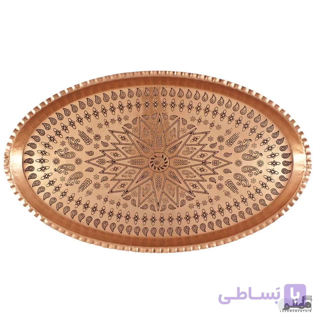 سینی مسی بیضی نانو سایز 4 — تصویر 1