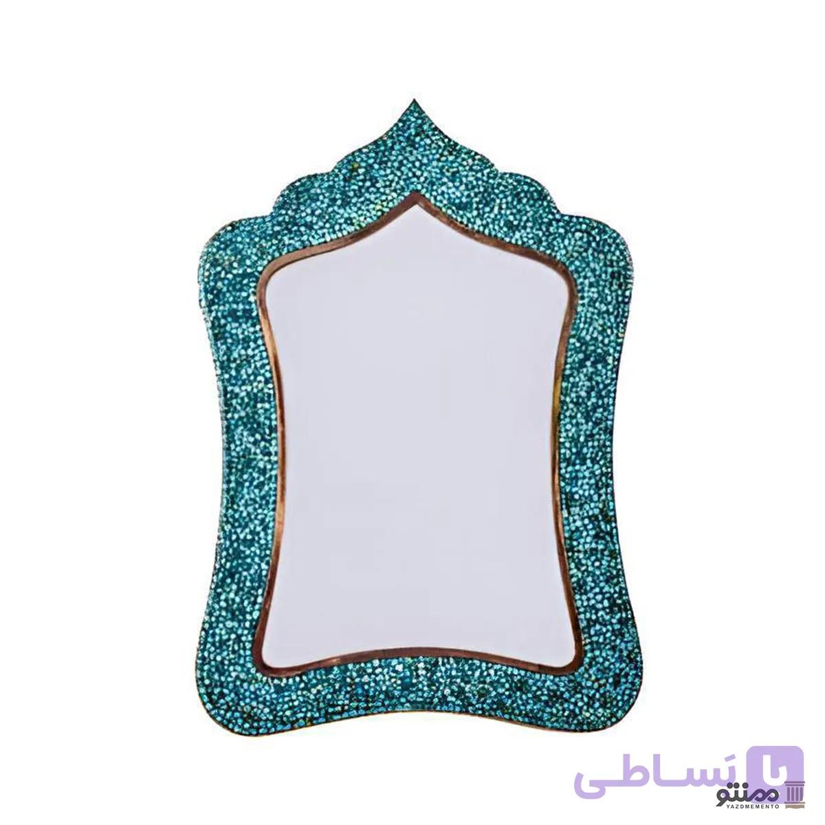 آینه فیروزه کوبی آقاجانی مدل مستطیل 4 ارتفاع 59 — تصویر 1