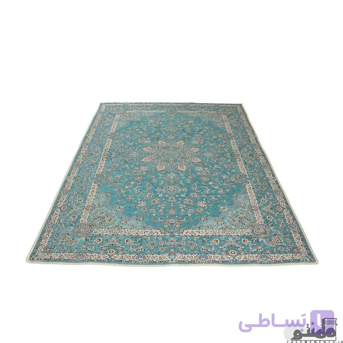 روفرشی شانل هنرکده نیکزاد کد 130 رنگ آبی فیروزه ای — تصویر 1