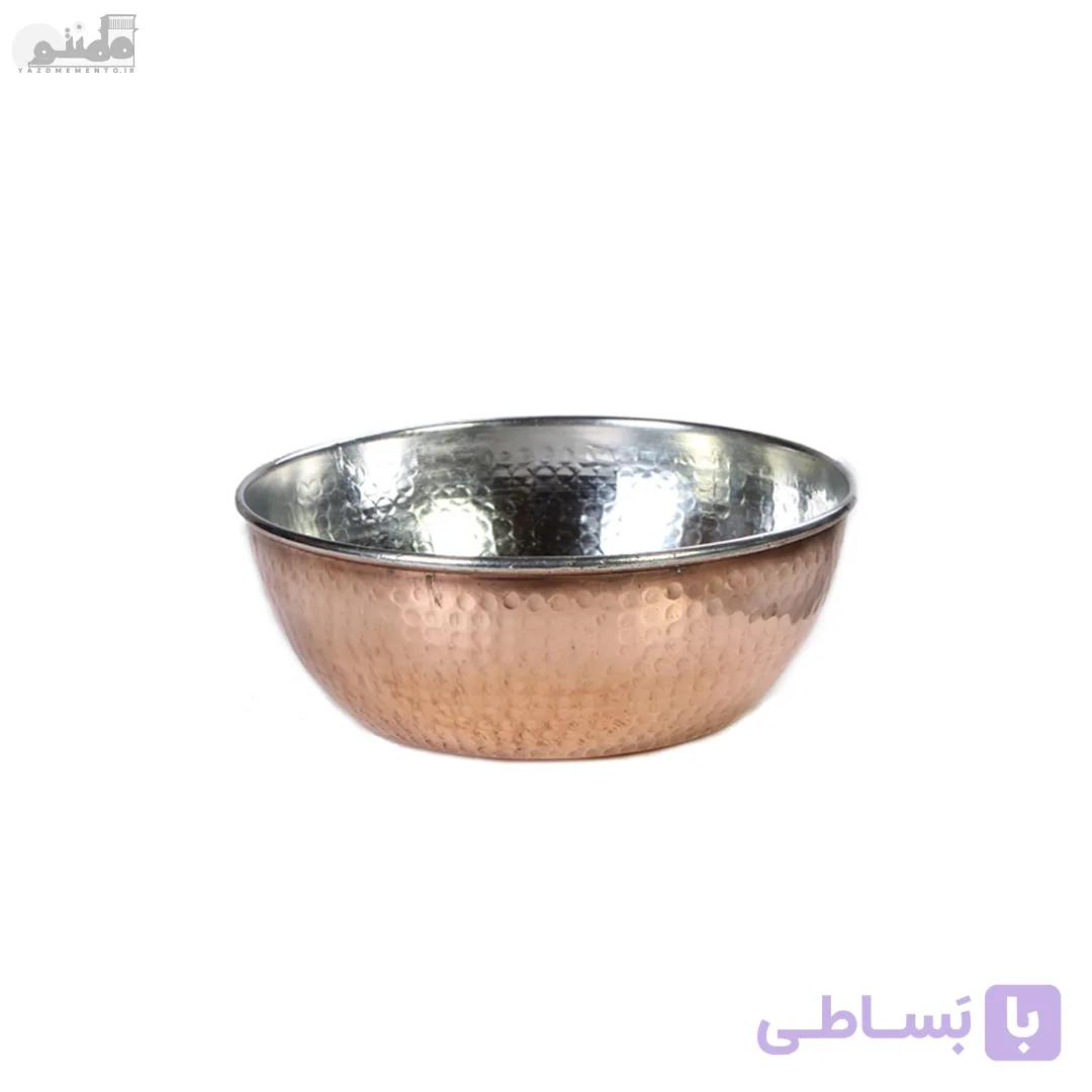 کاسه مسی زنجان مدل آبگوشت خوری 6 عددی — تصویر 1