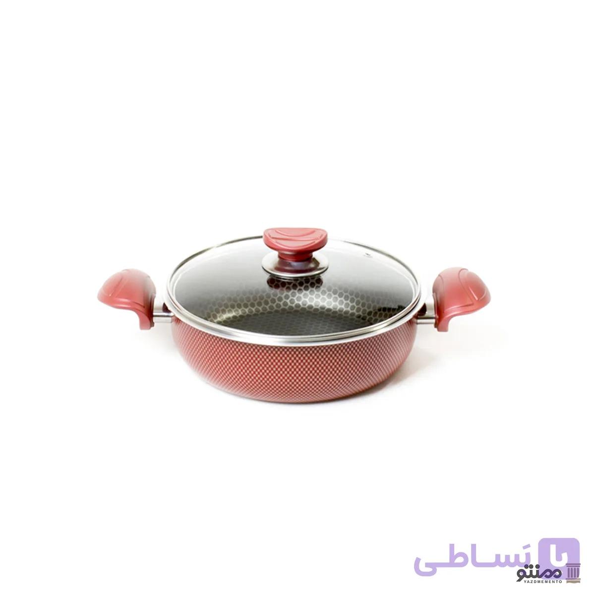 تابه تفلون مدل اروپا دو دسته سایز 34 — تصویر 1