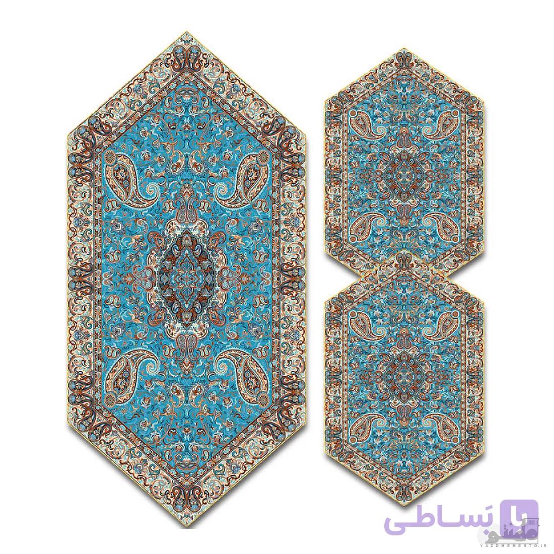 سری چهار تکه ترمه طرح سالار کد 807