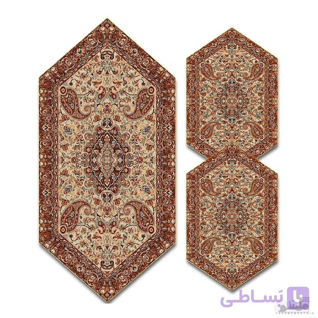 سری چهار تکه ترمه طرح سالار کد 688