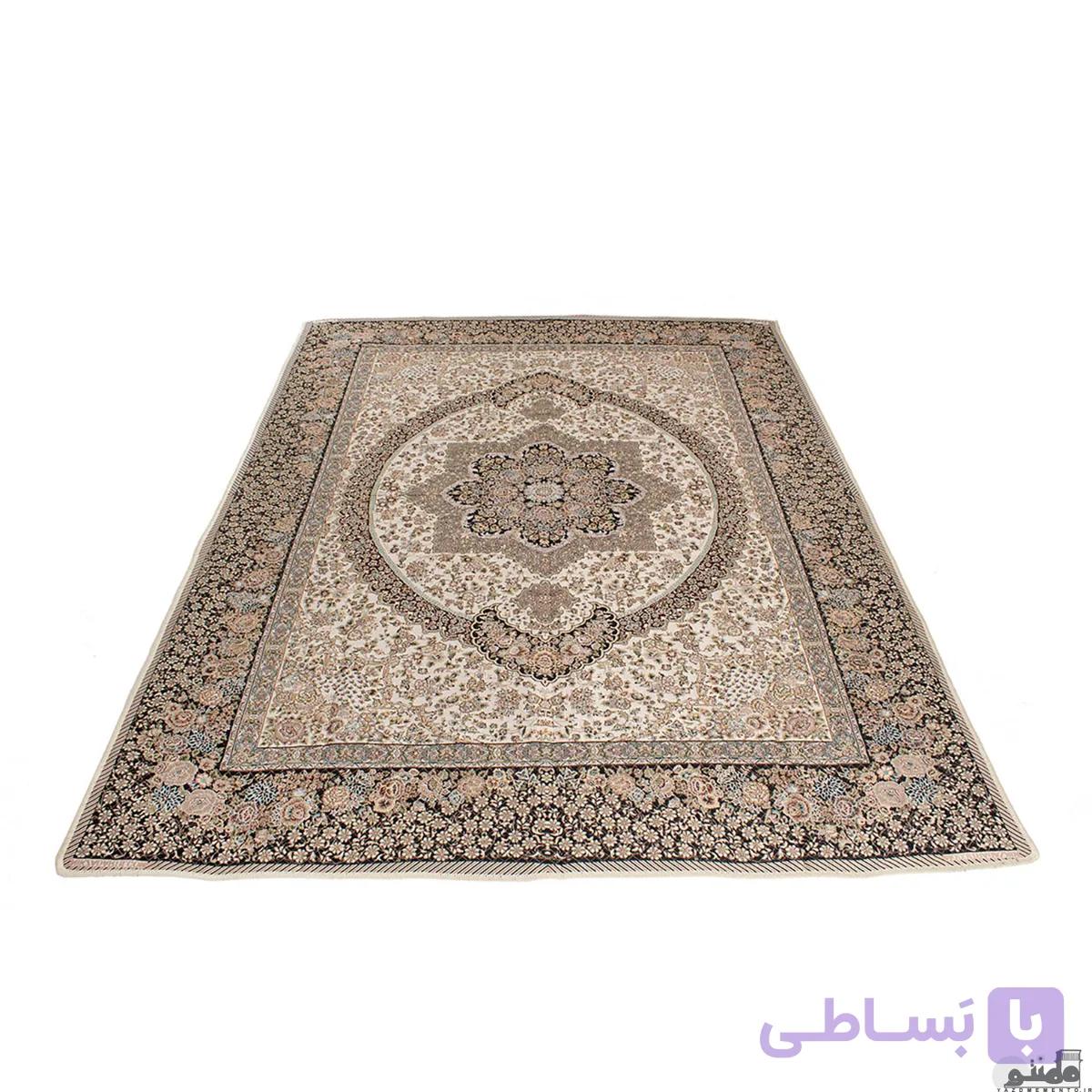 روفرشی ابریشم هنرکده نیکزاد کد 45 رنگ کرم — تصویر 1