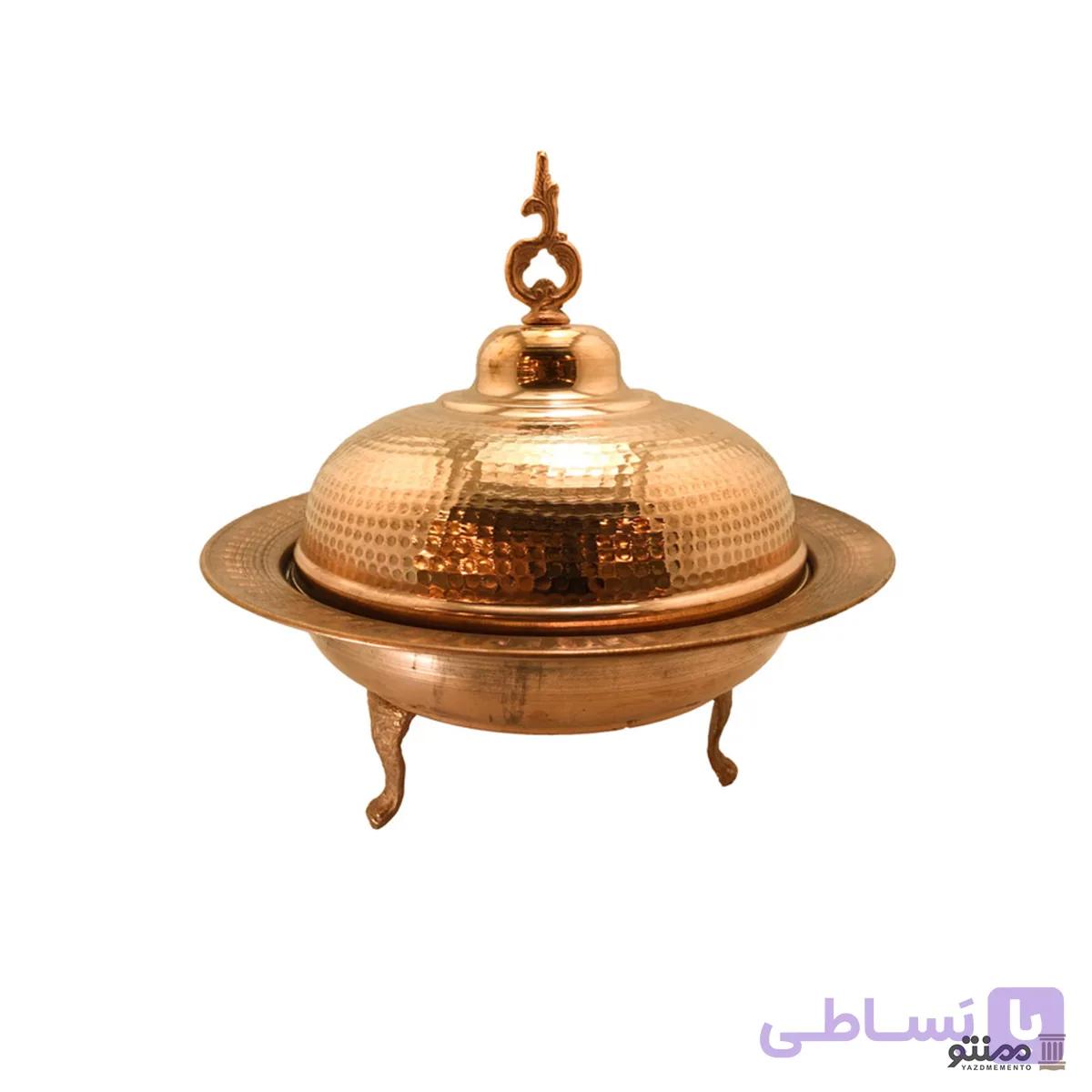 سوفله خوری پایه دار مسی — تصویر 1