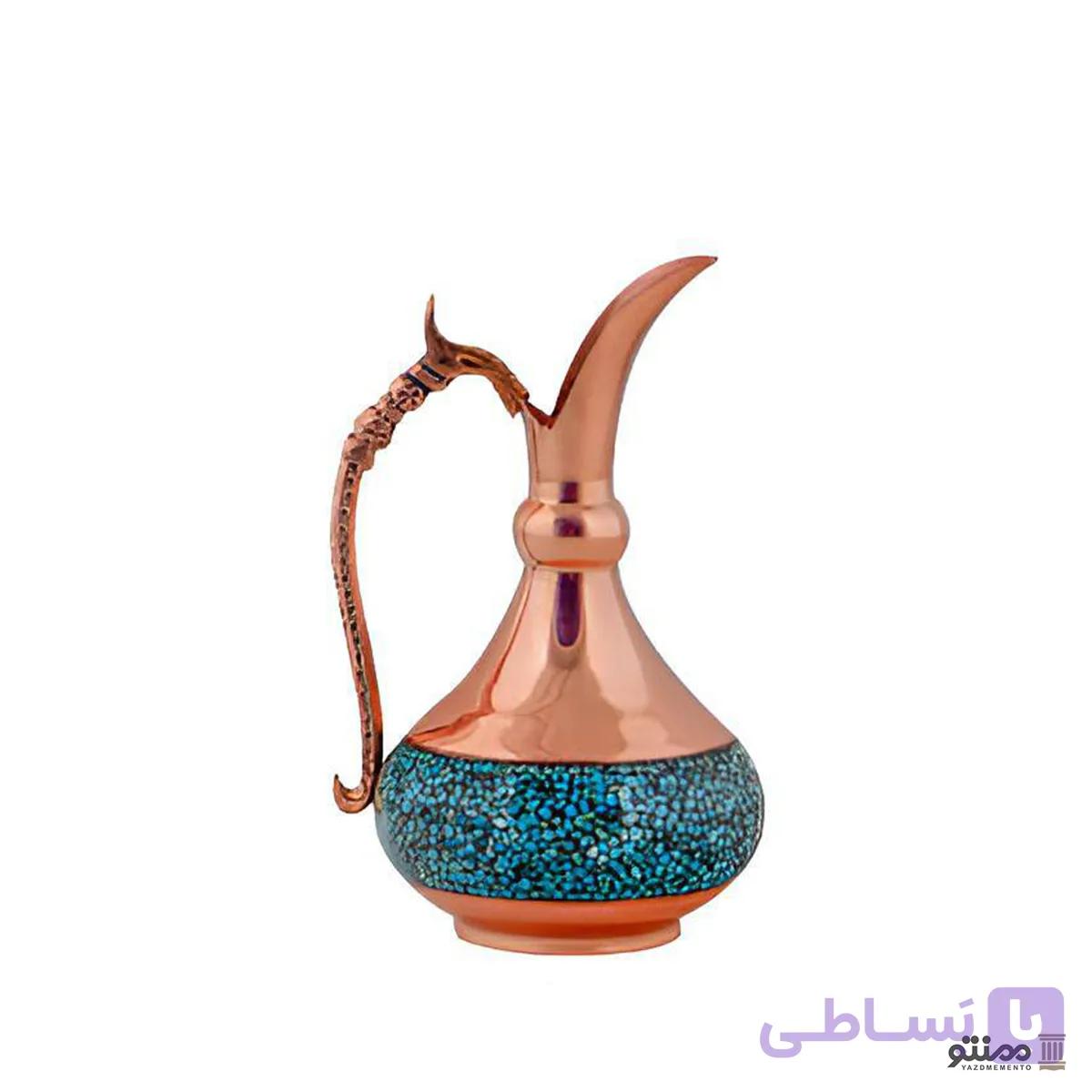 پارچ فیروزه کوبی آقاجانی ارتفاع 27 — تصویر 1