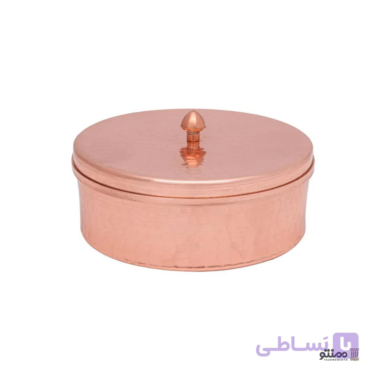 آجیل خوری مسی مدل گیسو ساده