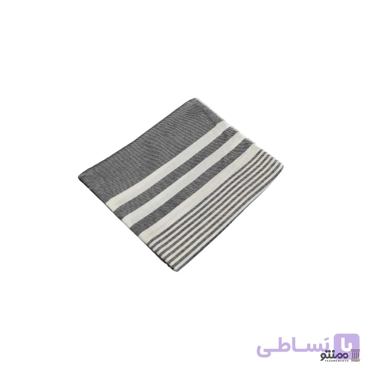 حوله رامش یزد مدل راه راه سایز 100×180 — تصویر 1