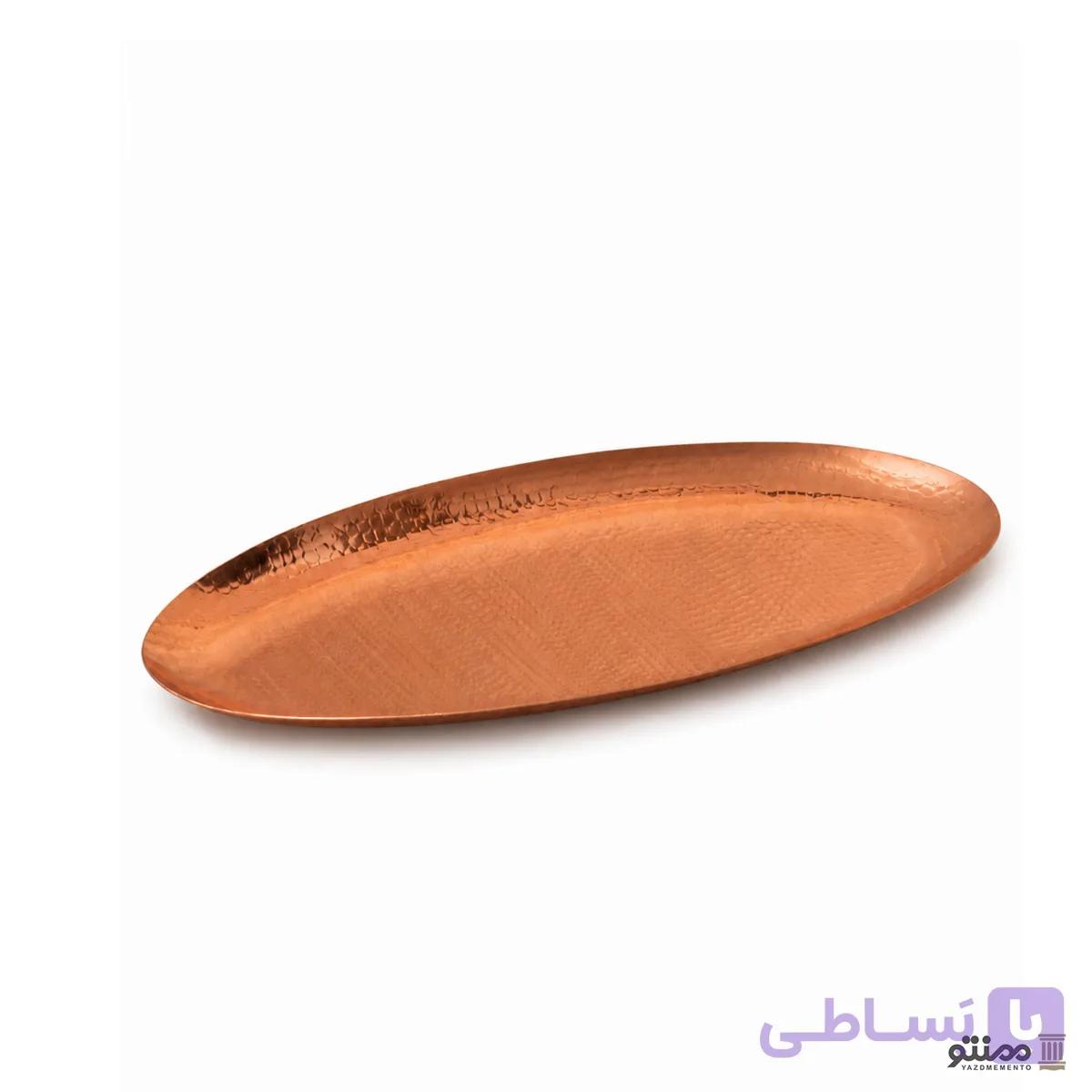 دیس ماهی خوری مسی مدل راموس 19*45 — تصویر 1
