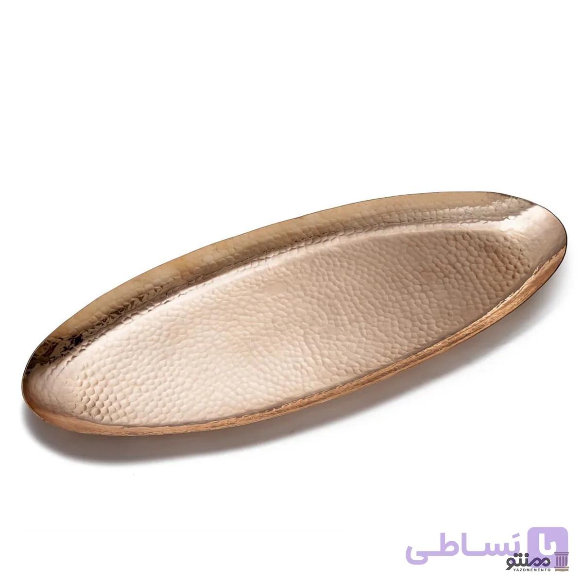دیس ماهی خوری مسی بیضی مدل راموس — تصویر 1