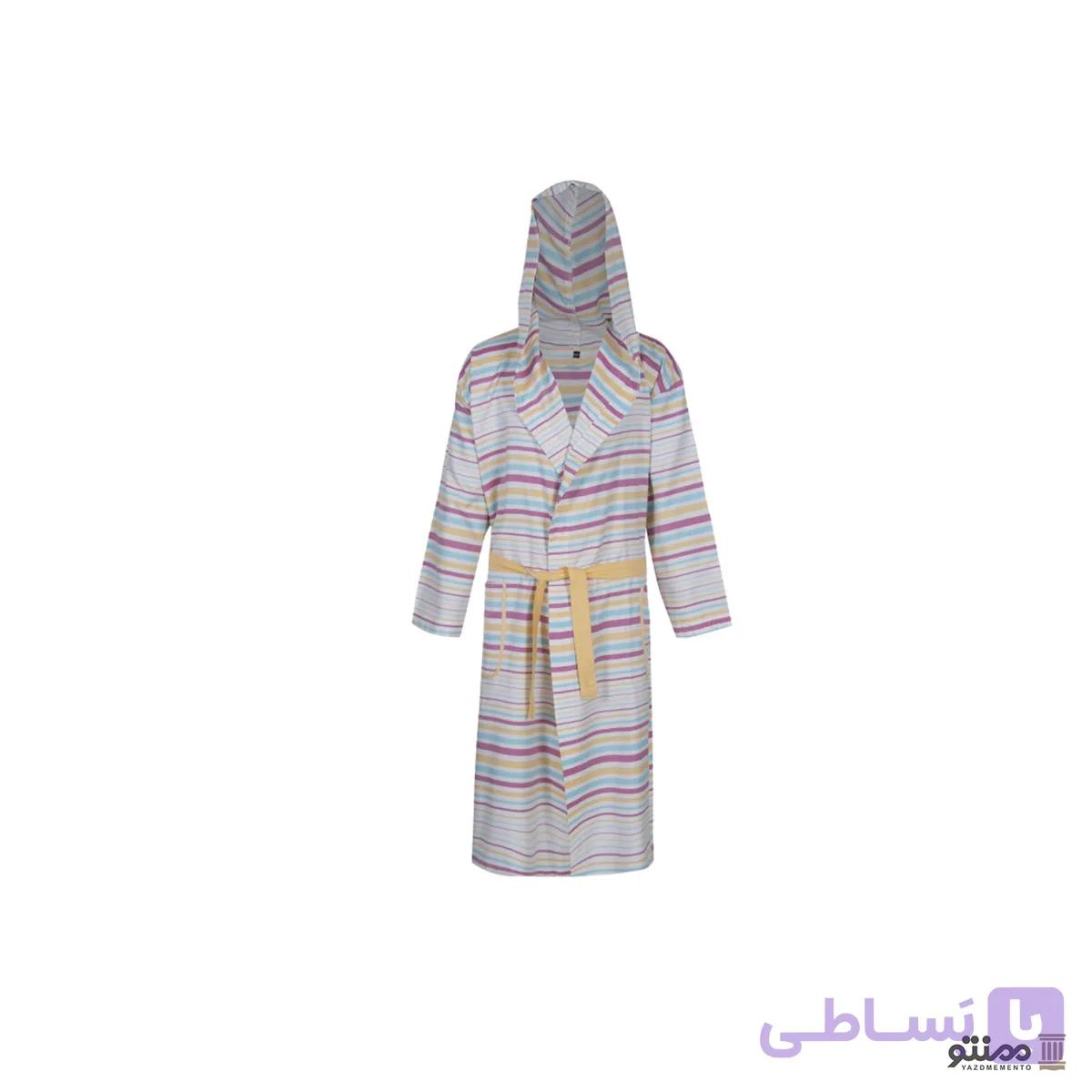 حوله تن پوش پالتویی ابراهیمی یزد مدل راه راه کد 1 — تصویر 1