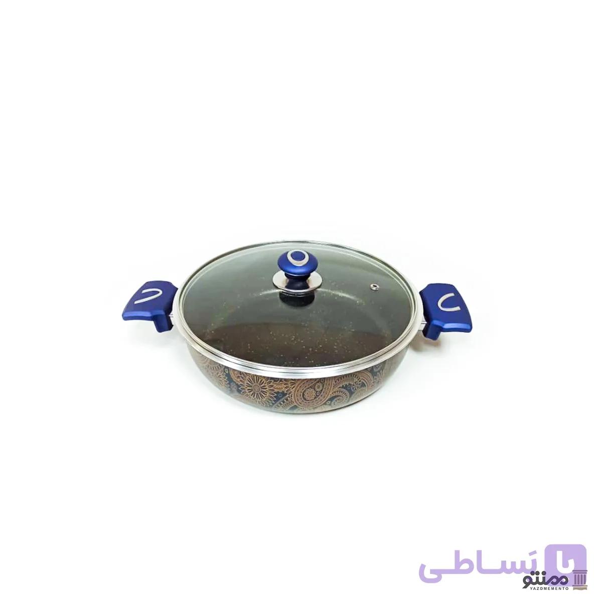 تابه تفلون مدل ترمه سایز 30 — تصویر 1