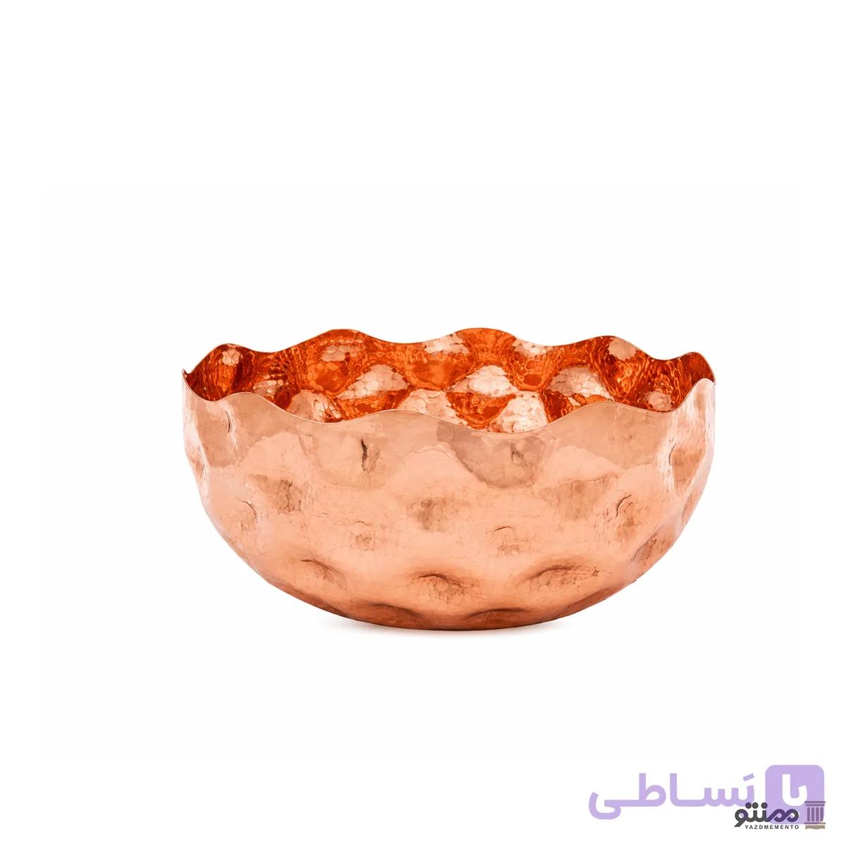 کاسه مسی آجیل خوری مدل میخک — تصویر 1