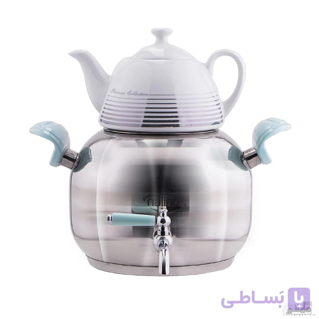 ست کتری استیل و قوری مدل Atrin — تصویر 1