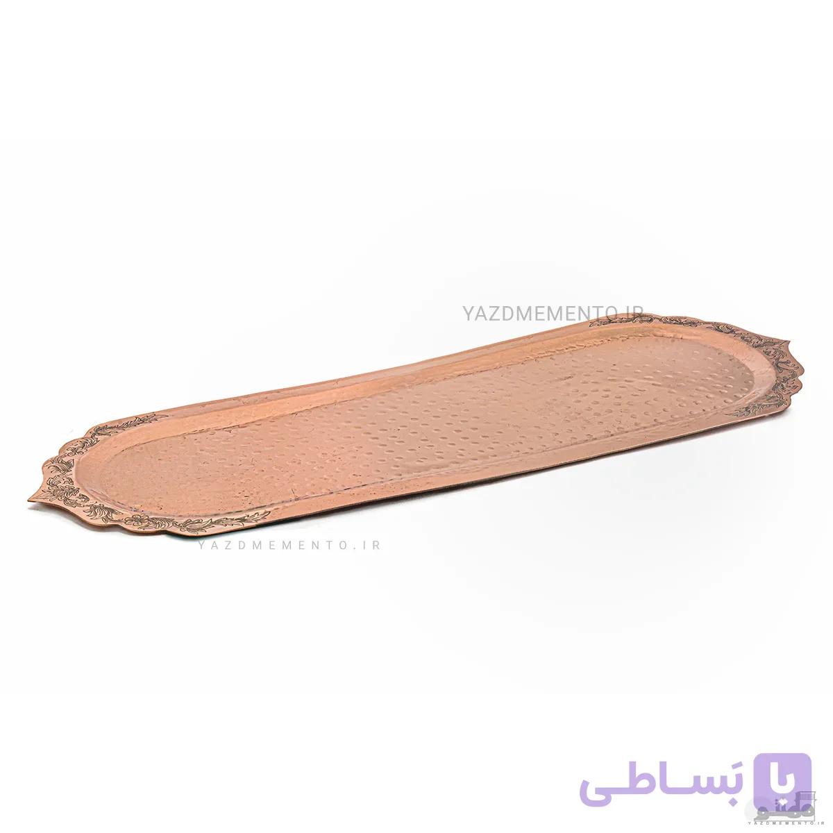 دیس فلت شکیبا قلمکاری مسی — تصویر 1