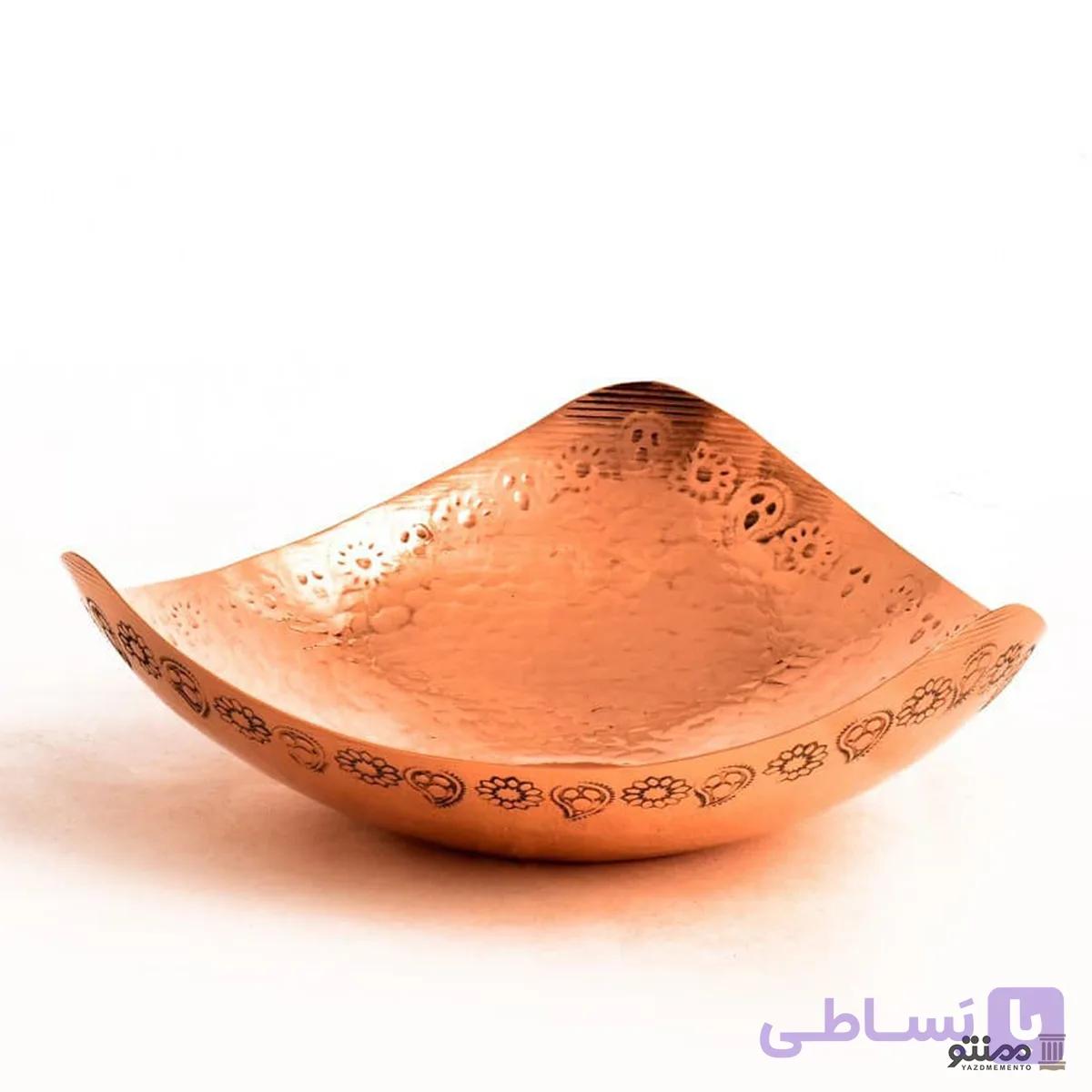 کاسه مسی هرمی قلم — تصویر 1